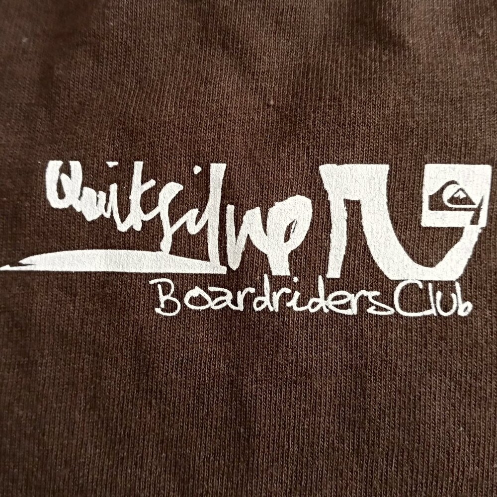 Quicksilver Mens Hawaii T-Shirt Coffee Brown Cotton Short Sleeve Aloha Size L - Picture 9 of 12